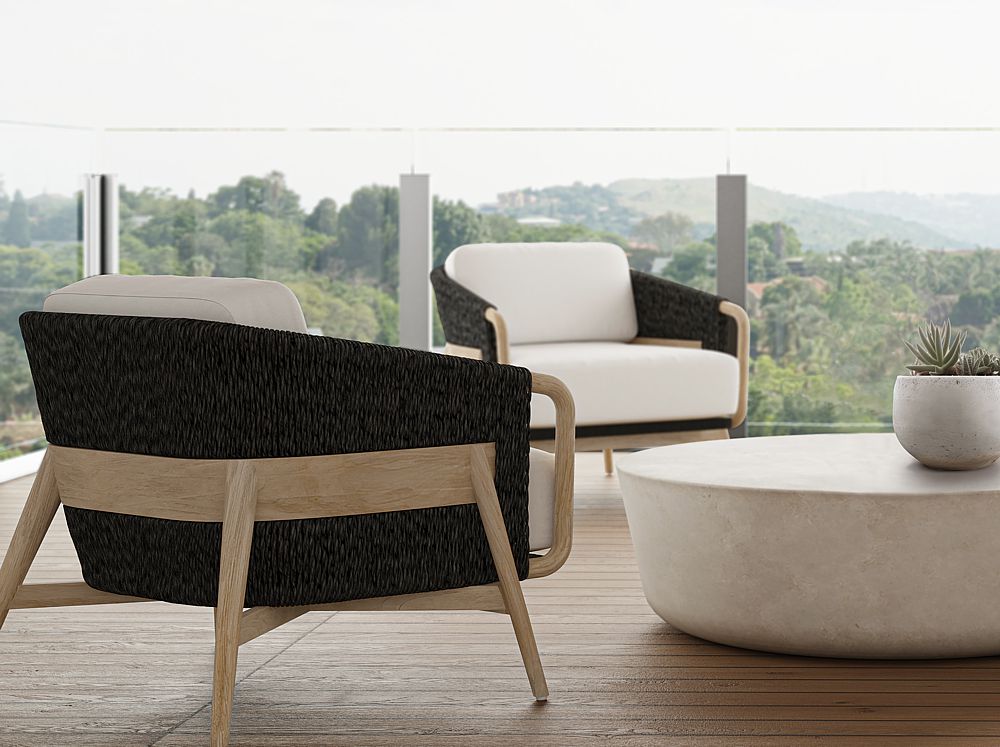 Mountain views on a SoCal hillside patio.