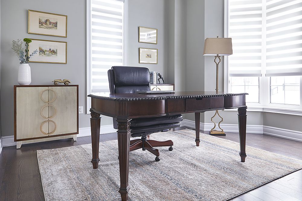 Elegant home office.